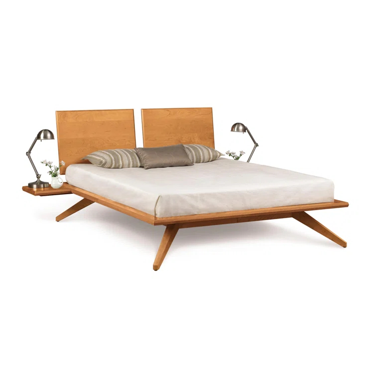 Astrid Solid Wood Platform Bed
