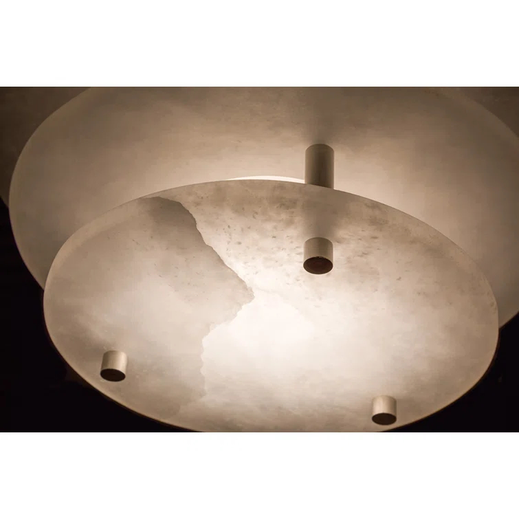 Hudson Valley Lighting 9012F Gatsby 1 Light 12" Wide Integrated Led Semi-Flush Ceiling