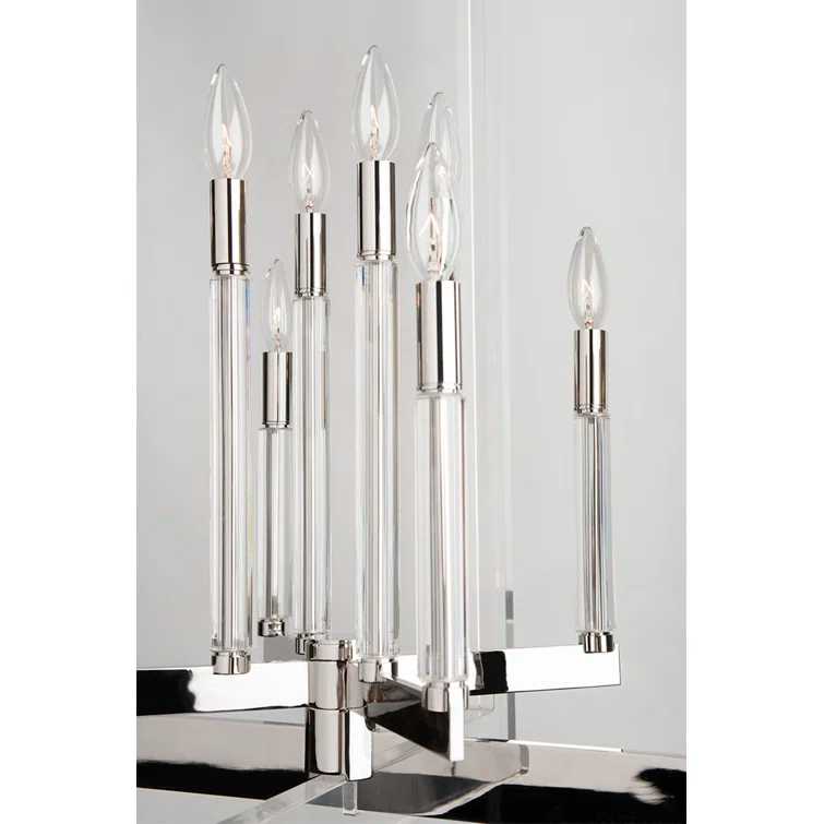 Wellington 8 - Light Dimmable Geometric Chandelier