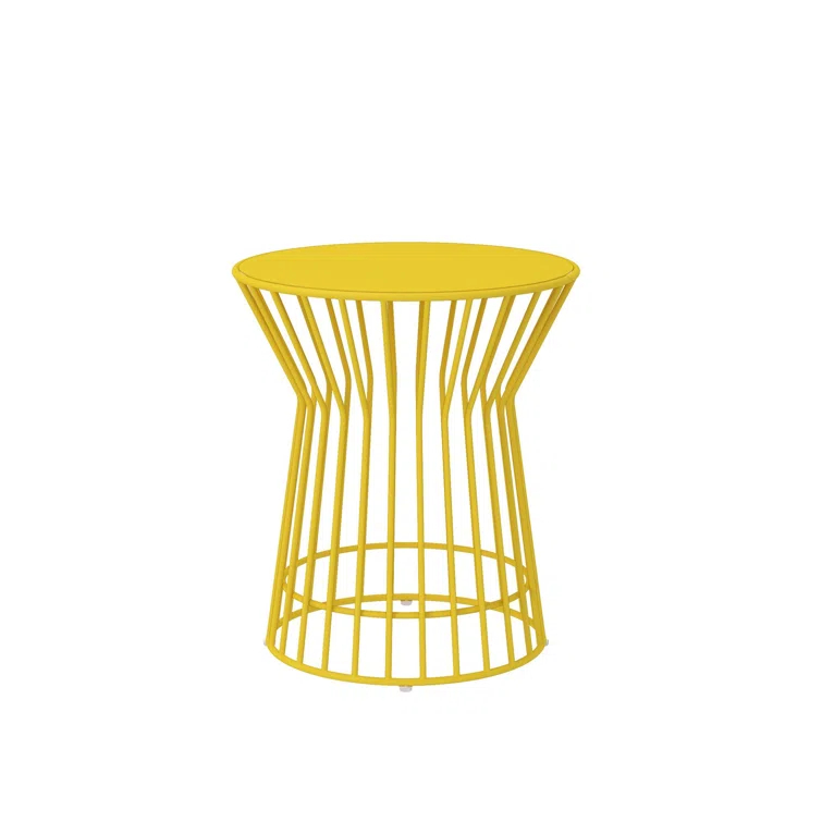 Roberta 20.08'' Metal Outdoor Side Table