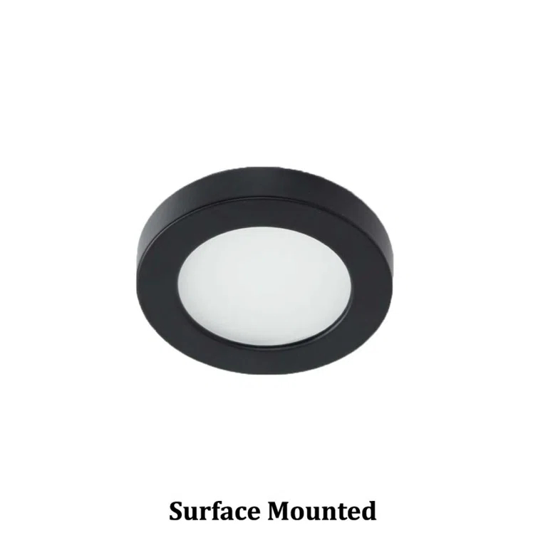 Edge Lit LED Under Cabinet Recessed Light, 3000K Color Temperature