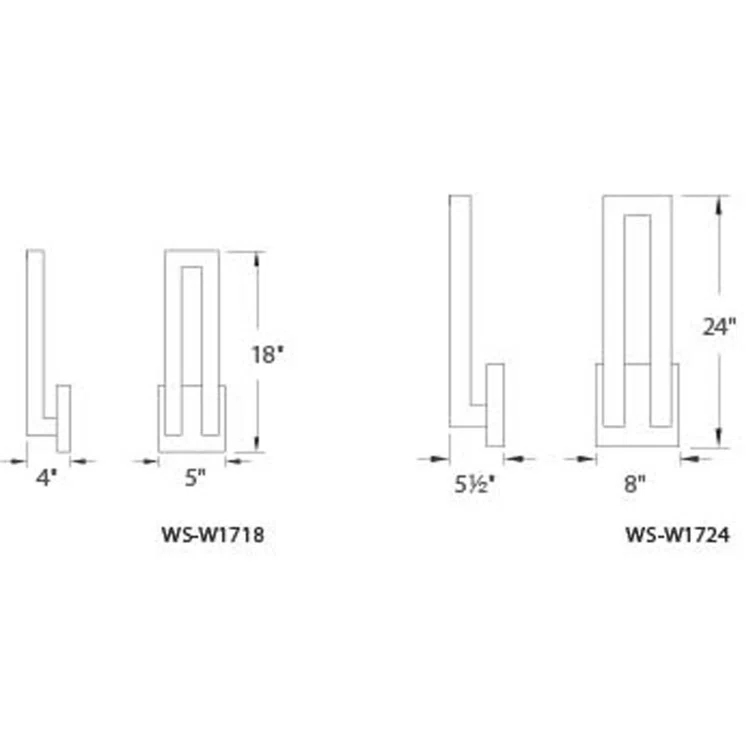 Forq Aluminum LED Wall Light