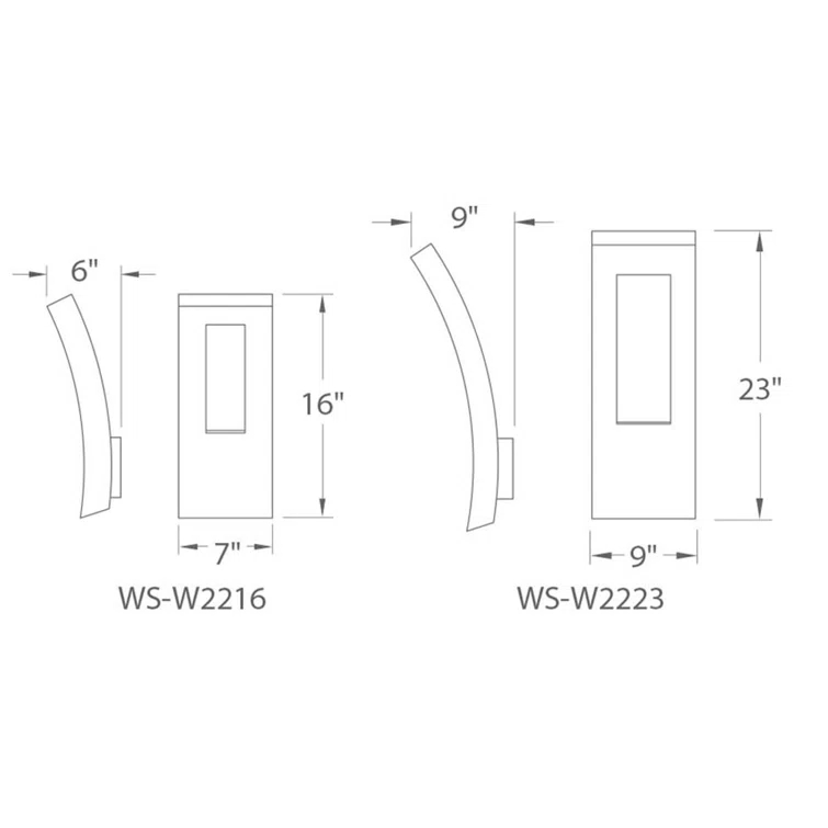 Dawn Aluminum LED Wall Light