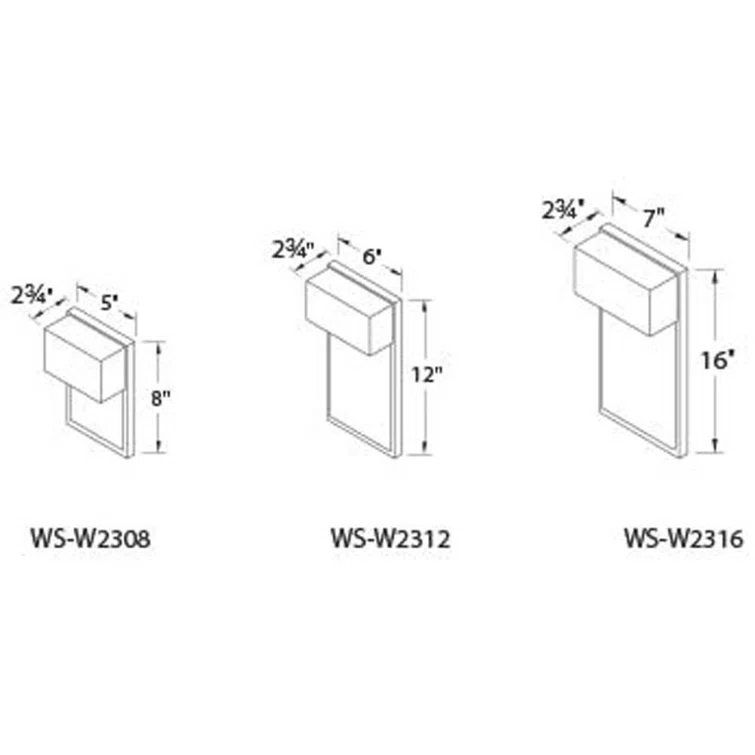 Hiline Aluminum LED Wall Light