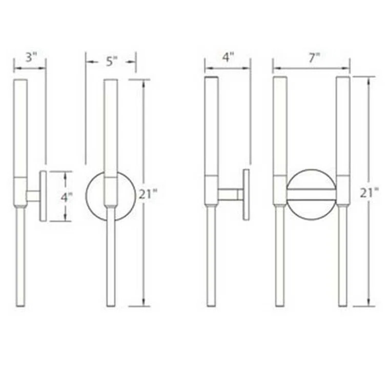 Magic Dimmable LED Bath Sconce