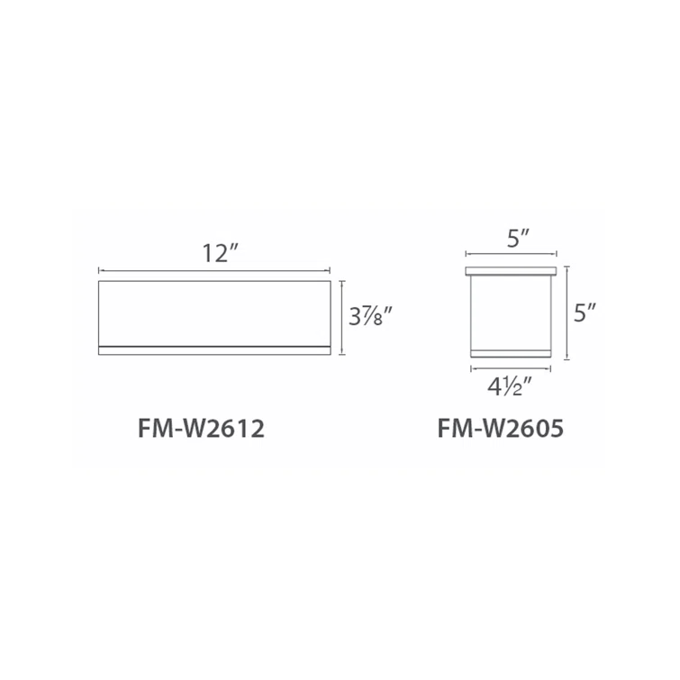 Tube Glass Flush Mount