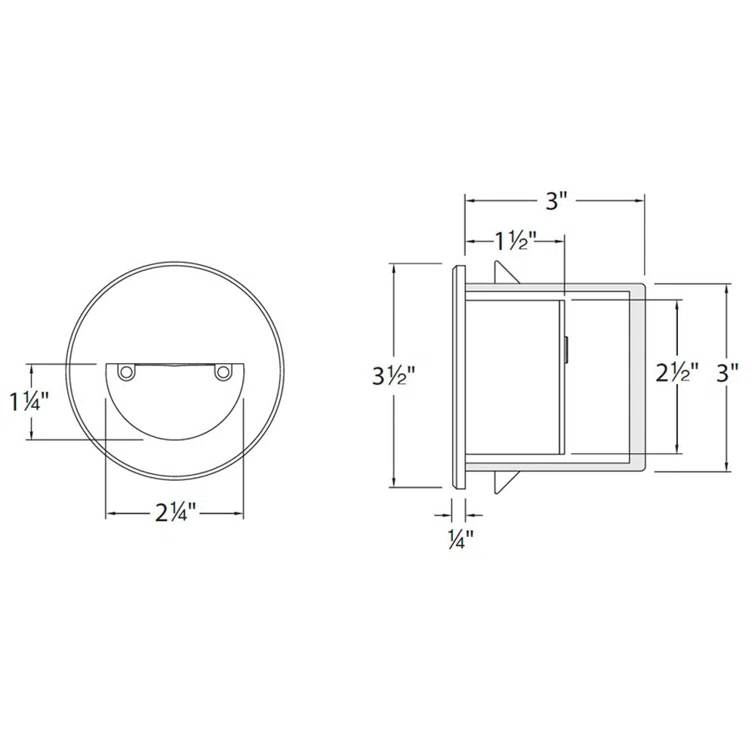 LEDme Integrated LED Metal Step Light