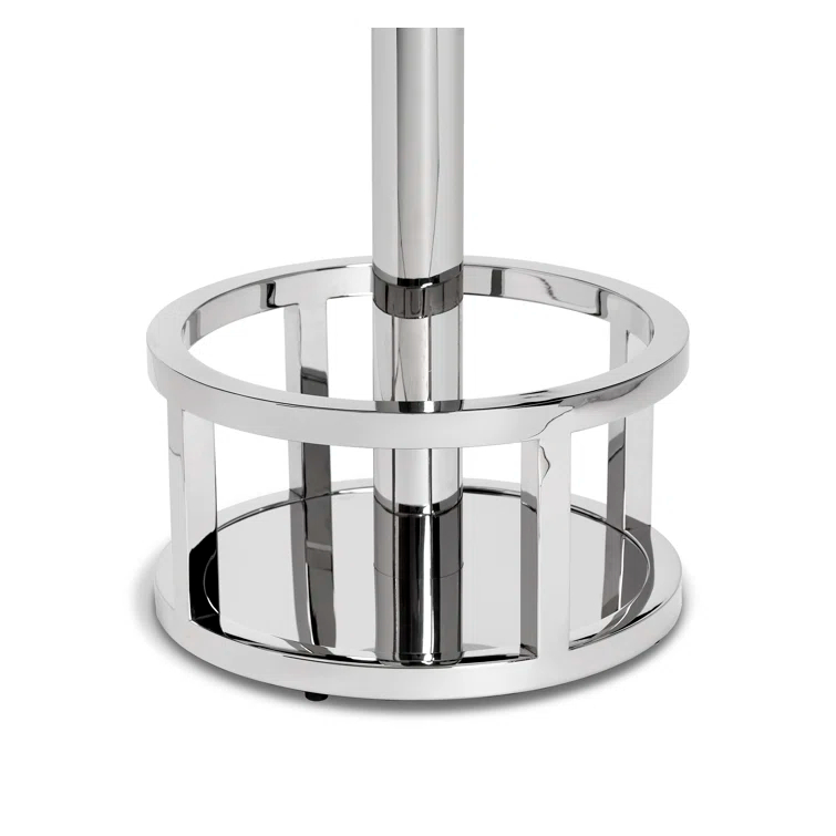 Drake Swivel Upholstered Counter Stool with Metal Frame