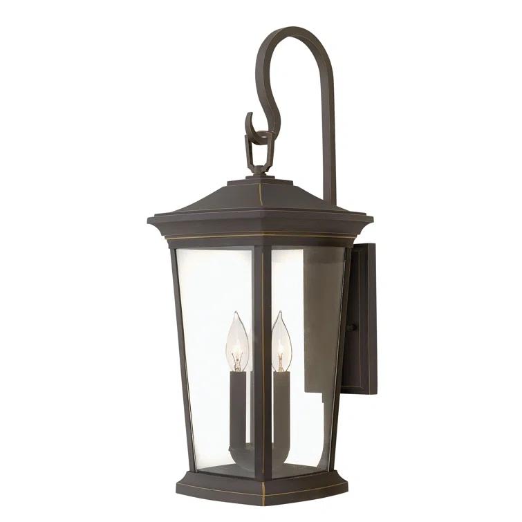 Bromley 3-Light Aluminum Outdoor Wall Mount Lantern