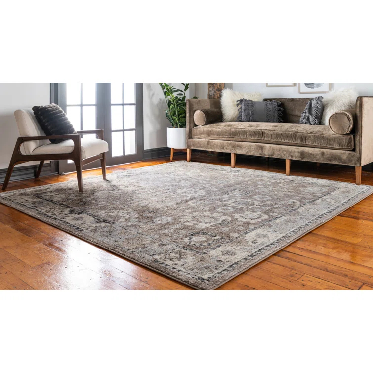 Kalf Abstract Beige Area Rug