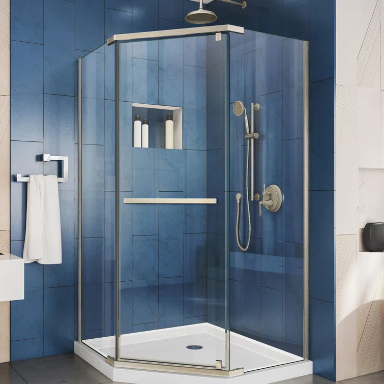 DreamLine Prism 42" x 74.75" Neo-Angle Pivot Shower Enclosure