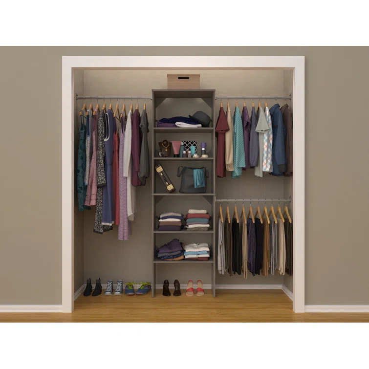 SuiteSymphony 60" W - 120" W Closet System Starter Kit