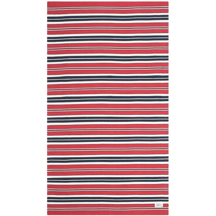 Leopold Lauren Ralph Lauren Flat Weave Performance Striped Rug