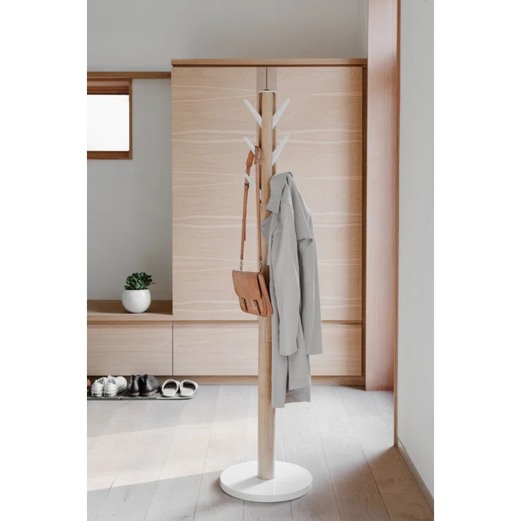 9 - Hook Freestanding Coat Rack