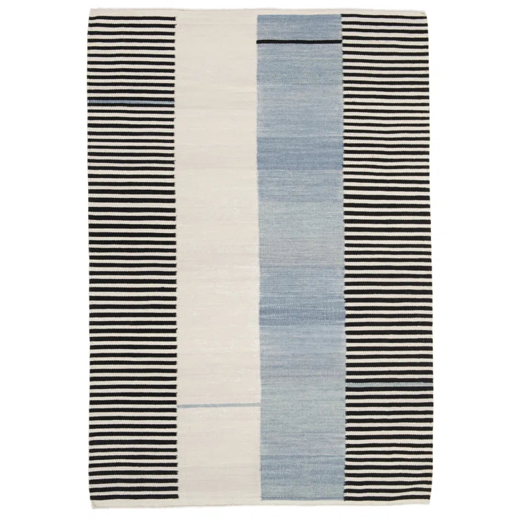 Lauren Ralph Lauren Flat Weave Wool Striped Rug