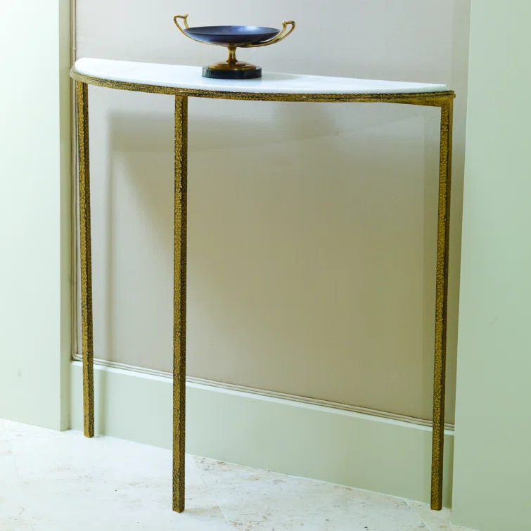 Hammered Gold Console