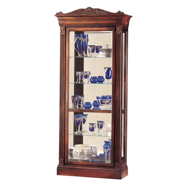 Howard Miller Embassy Curio Cabinet 680243 Embassy Cherry