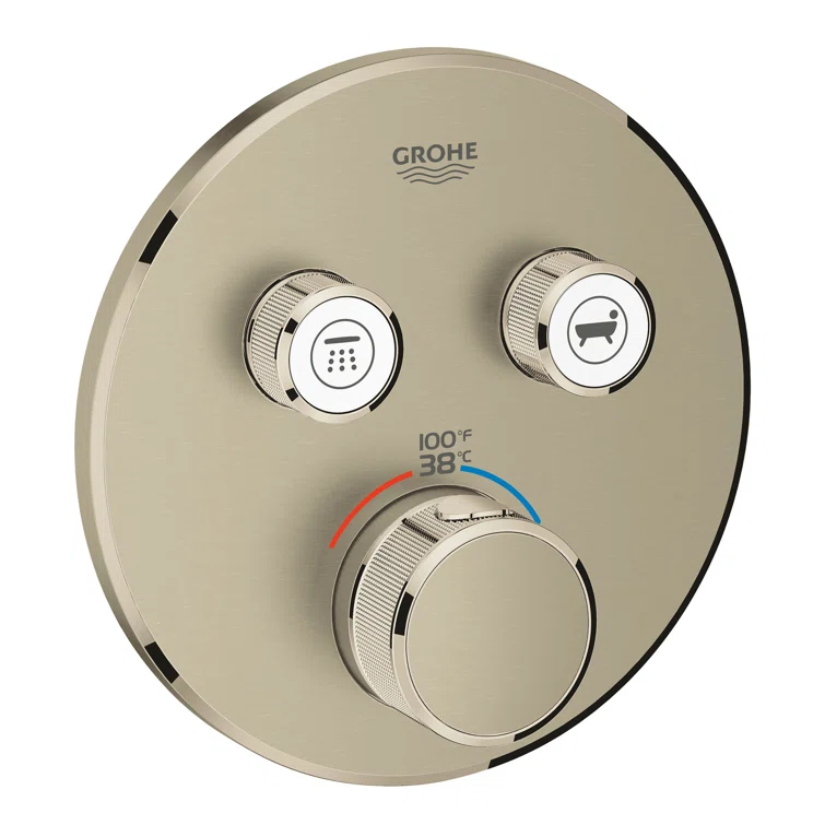 GROHE Grohtherm SmartControl Dual-Function Shower Thermostatic Valve Trim