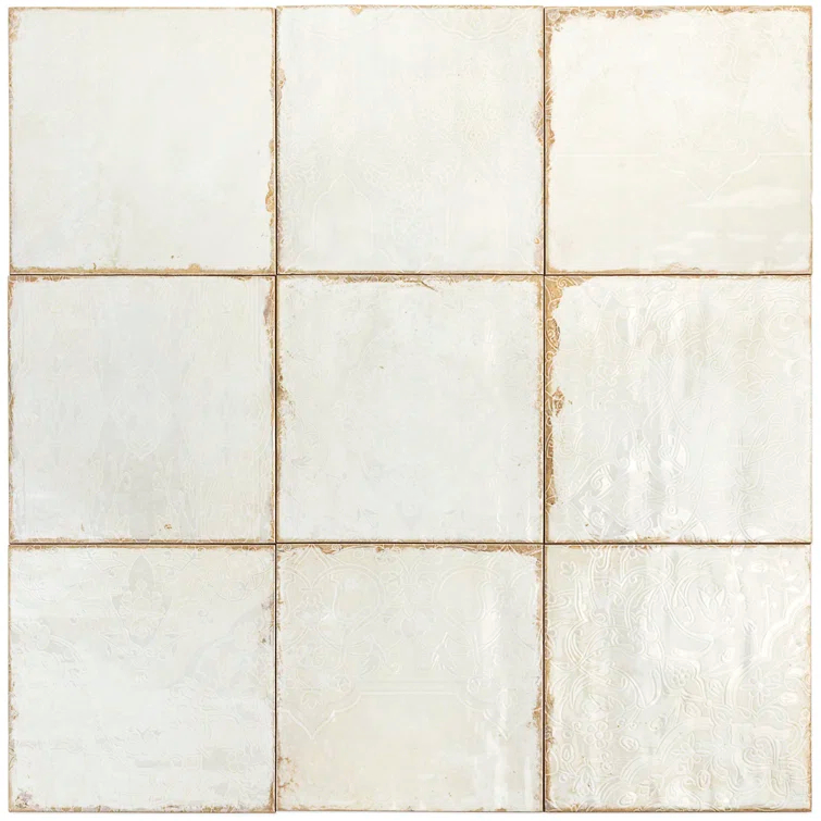 Angela Harris Harbour Tirreno Décor 8" x 8" Ceramic Floor and Wall Tile