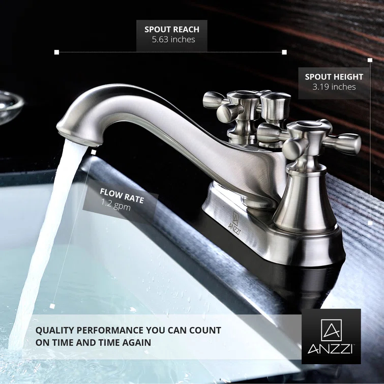 Major Centerset 2-handle Bathroom Faucet with Drain Assembly
