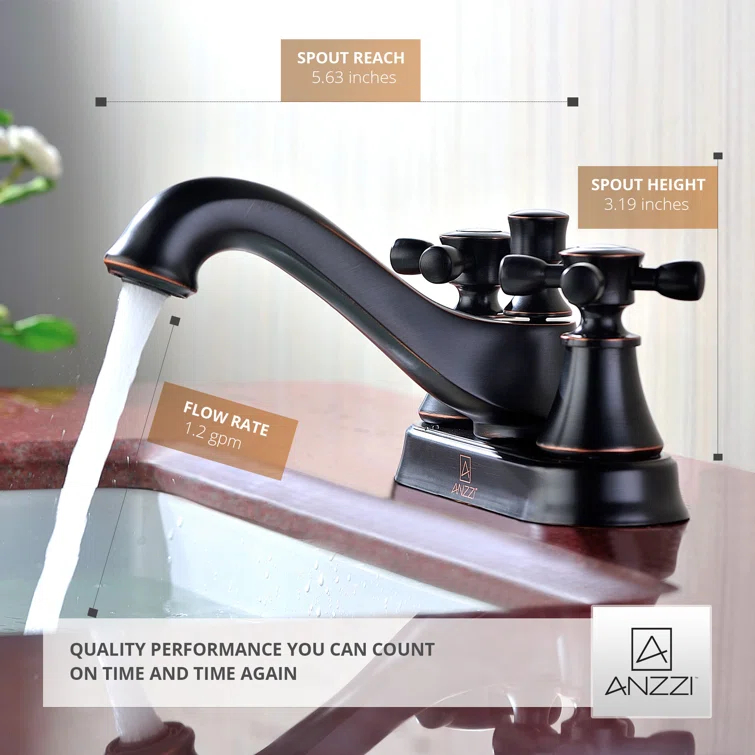 Major Centerset 2-handle Bathroom Faucet with Drain Assembly