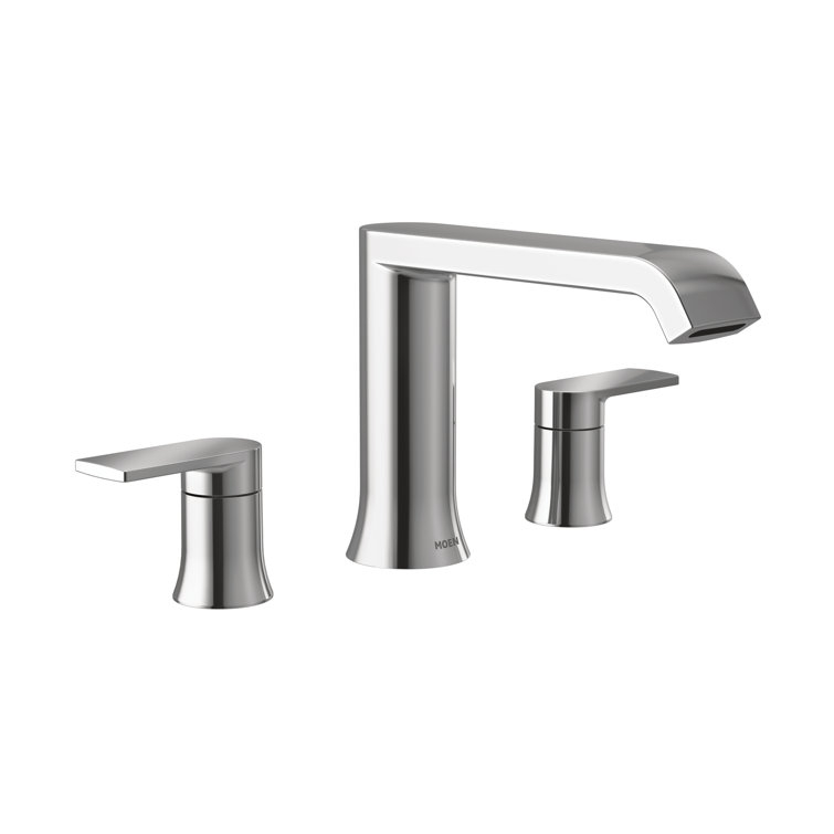 Moen Genta LX Two Handle 8 in. Widespread Bathroom Faucet Trim Kit, Valve Required