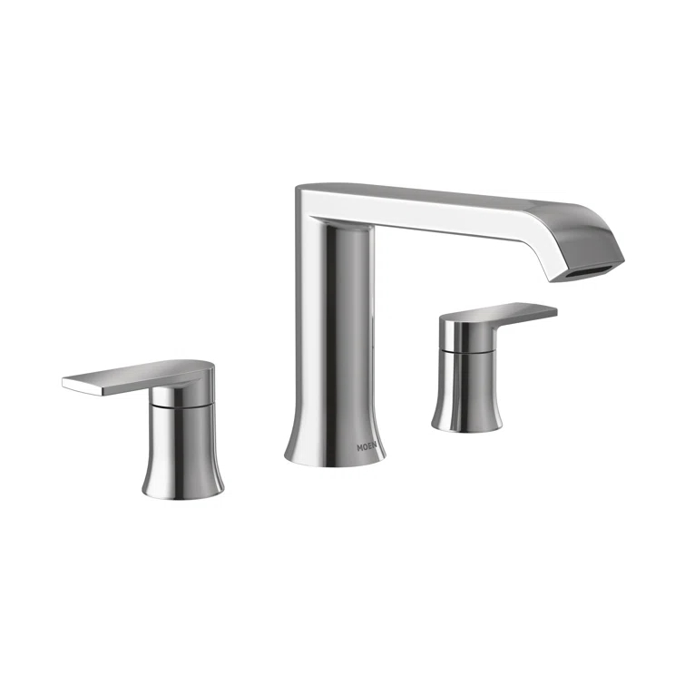 Moen Genta LX Two Handle 8 in. Widespread Bathroom Faucet Trim Kit, Valve Required