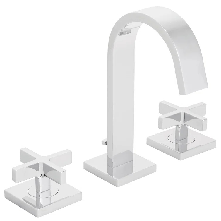 Lura Widespread Bathroom Faucet with Drain Assembly