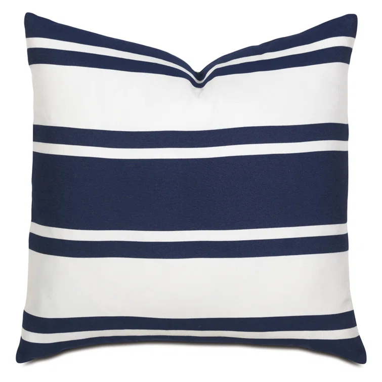 Striped Reversible Throw Pillow