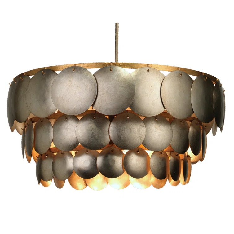 Jamie Young Company Calypso 4 - Light Dimmable Tiered Chandelier