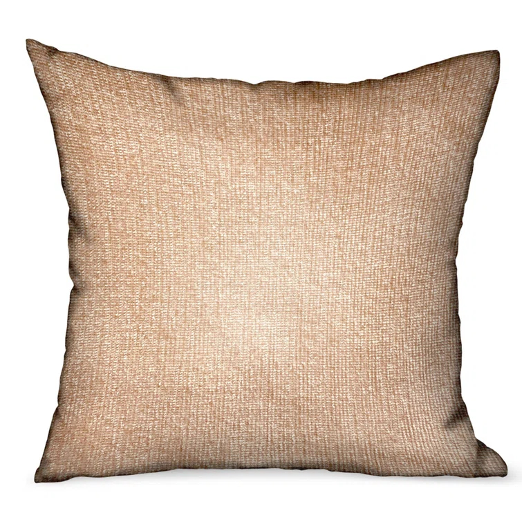 Lush Sepia 18" Square Luxury Sunbrella Throw Pillow