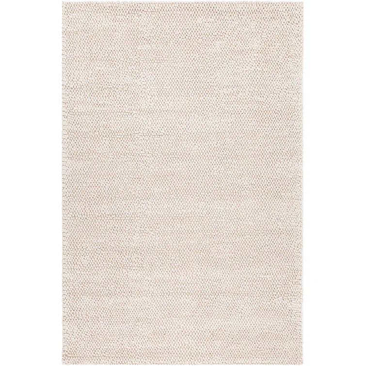 Luxe Loom Green 5' x 7' Hand-Woven Wool & Viscose Area Rug