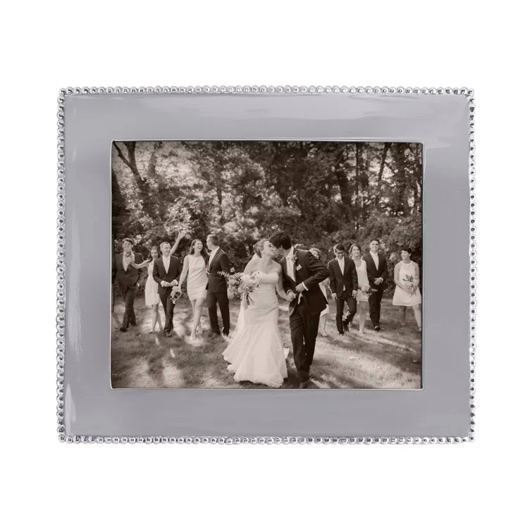 Beaded Metal Picture Frame