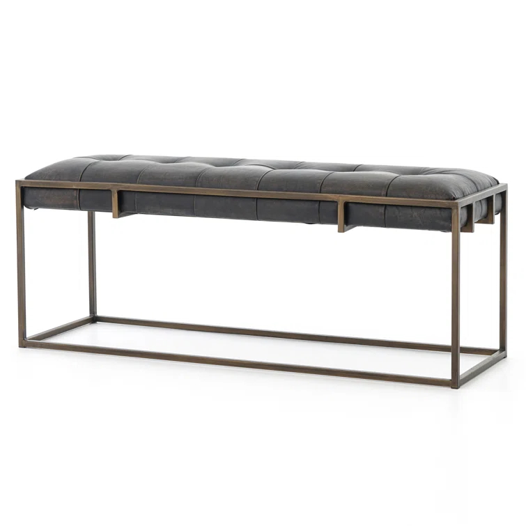 Jazelle Genuine Leather Bench