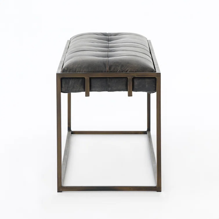 Jazelle Genuine Leather Bench