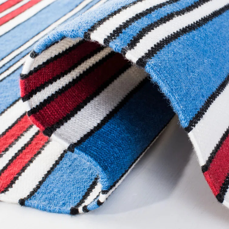 Leopold Lauren Ralph Lauren Flat Weave Performance Striped Rug