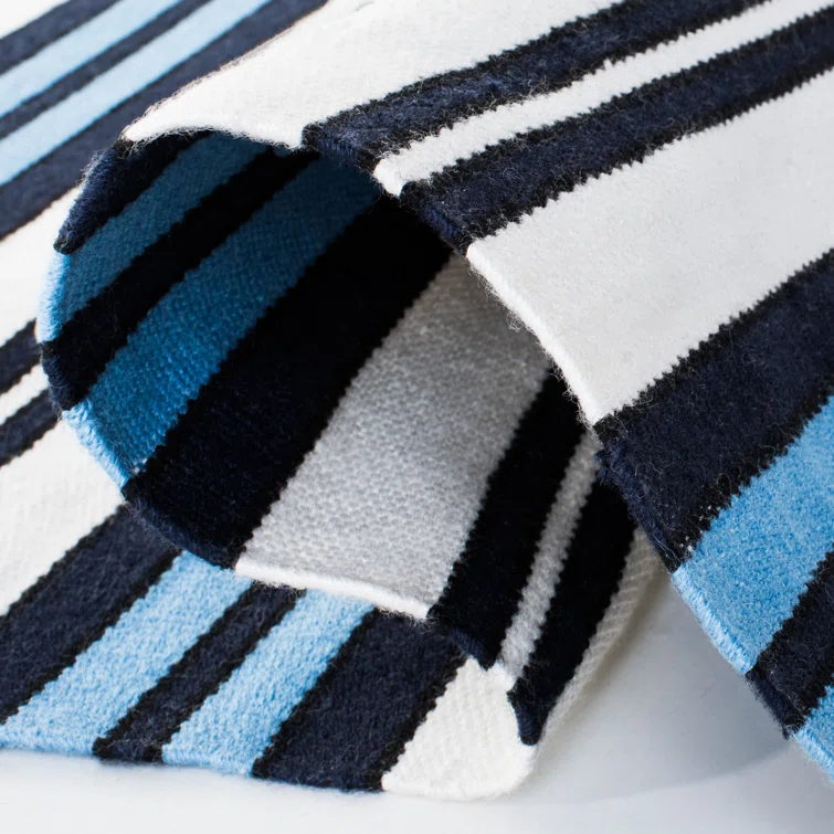 Leopold Lauren Ralph Lauren Flat Weave Performance Striped Rug