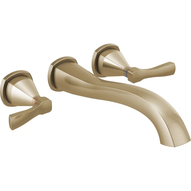Stryke Double Handle Wall Mounted Tub Spout Trim