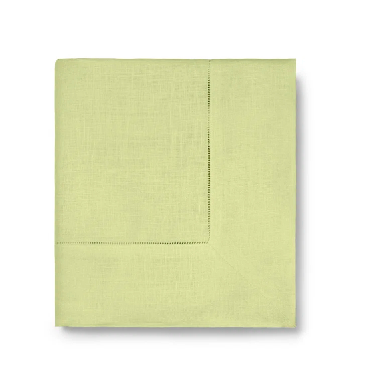 Kiwi Green 66" x 124" Cotton Tablecloth