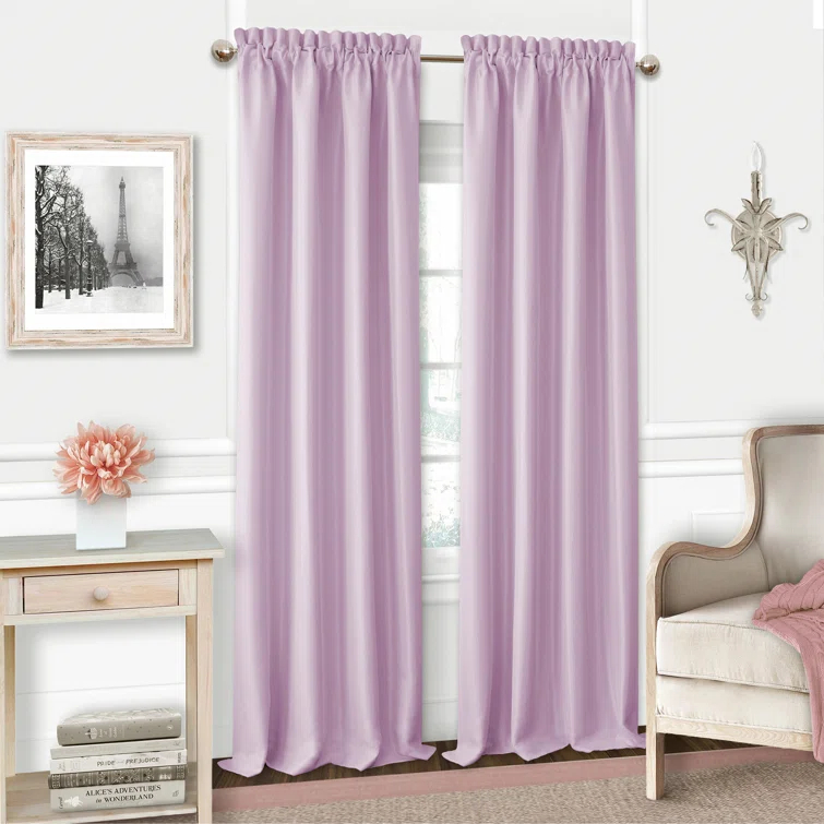 Ransdell Polyester Room Darkening Single Curtain Panel Single Panel