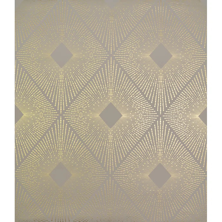 Antonina Vella Modern Metals Modern Geometric Wallpaper