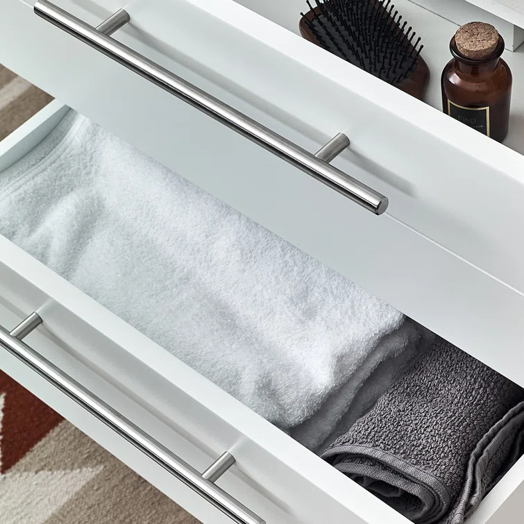 Fresca Lucera 60" Wall Mount Double Sink Modern Bathroom Vanity with Top and Vessel Sinks