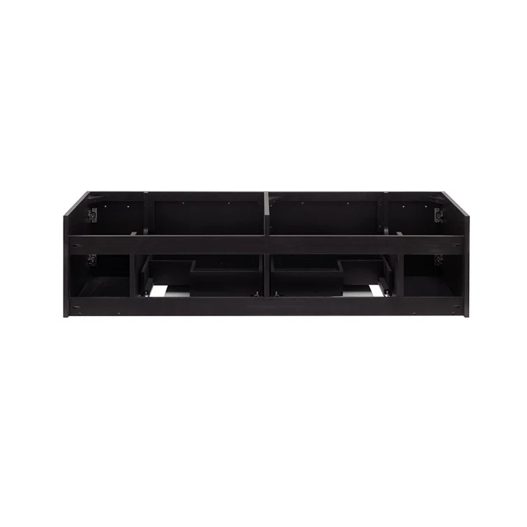 Fresca Lucera 60" Wall Mount Double Undermount Sink Bathroom Vanity Base Only (Top & Sink Not Included)