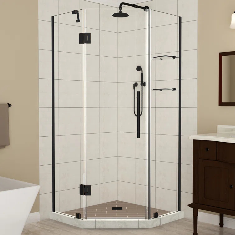 Merrick GS 40" x 72" Neo-Angle Hinged Shower Enclosure