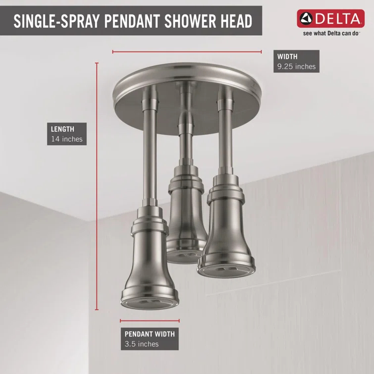 Pendant Full Rain Shower Head H2Okinetic®