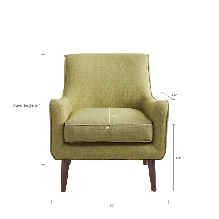 Femi Upholstered Mid-Century Accent Chair