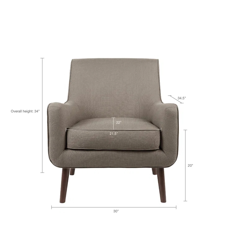 Femi Upholstered Mid-Century Accent Chair