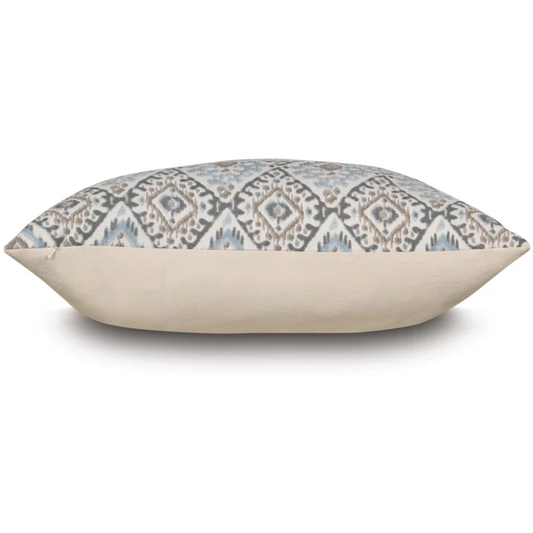 Ikat Cotton Throw Pillow