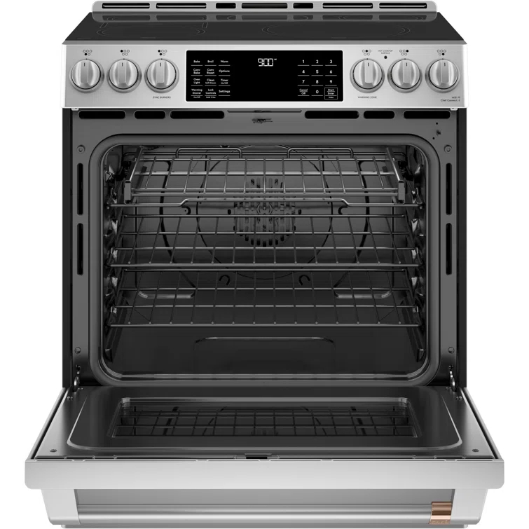 Café Smart Appliances Induction 30" 5.7 cu. ft. Slide-in Electric Range