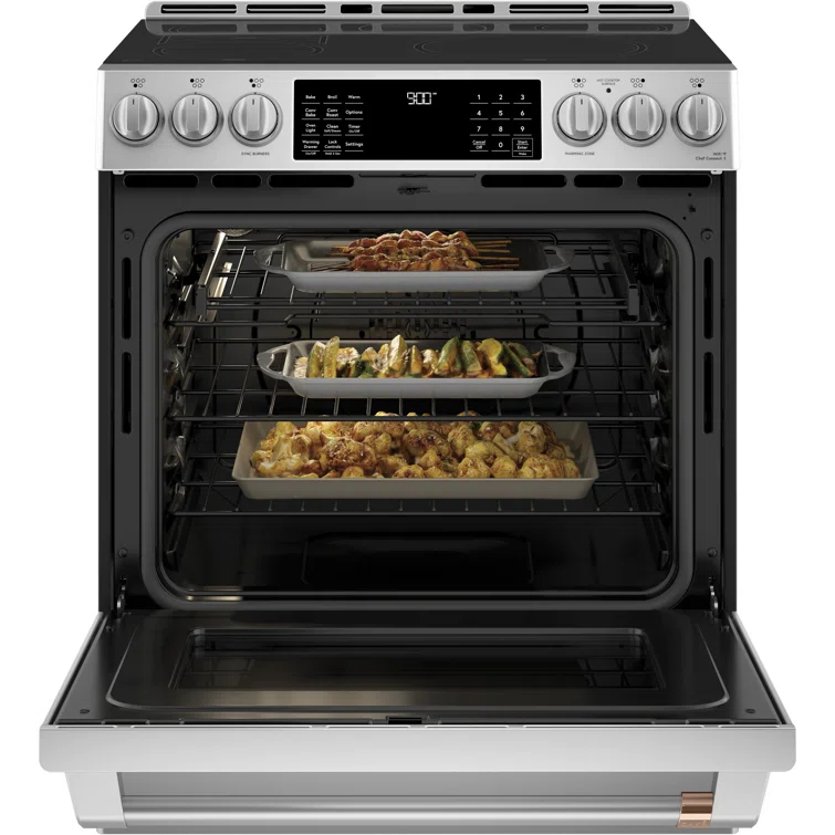 Café Smart Appliances Induction 30" 5.7 cu. ft. Slide-in Electric Range